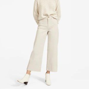 NWT Everlane Lightweight Wide-Leg Crop Chino